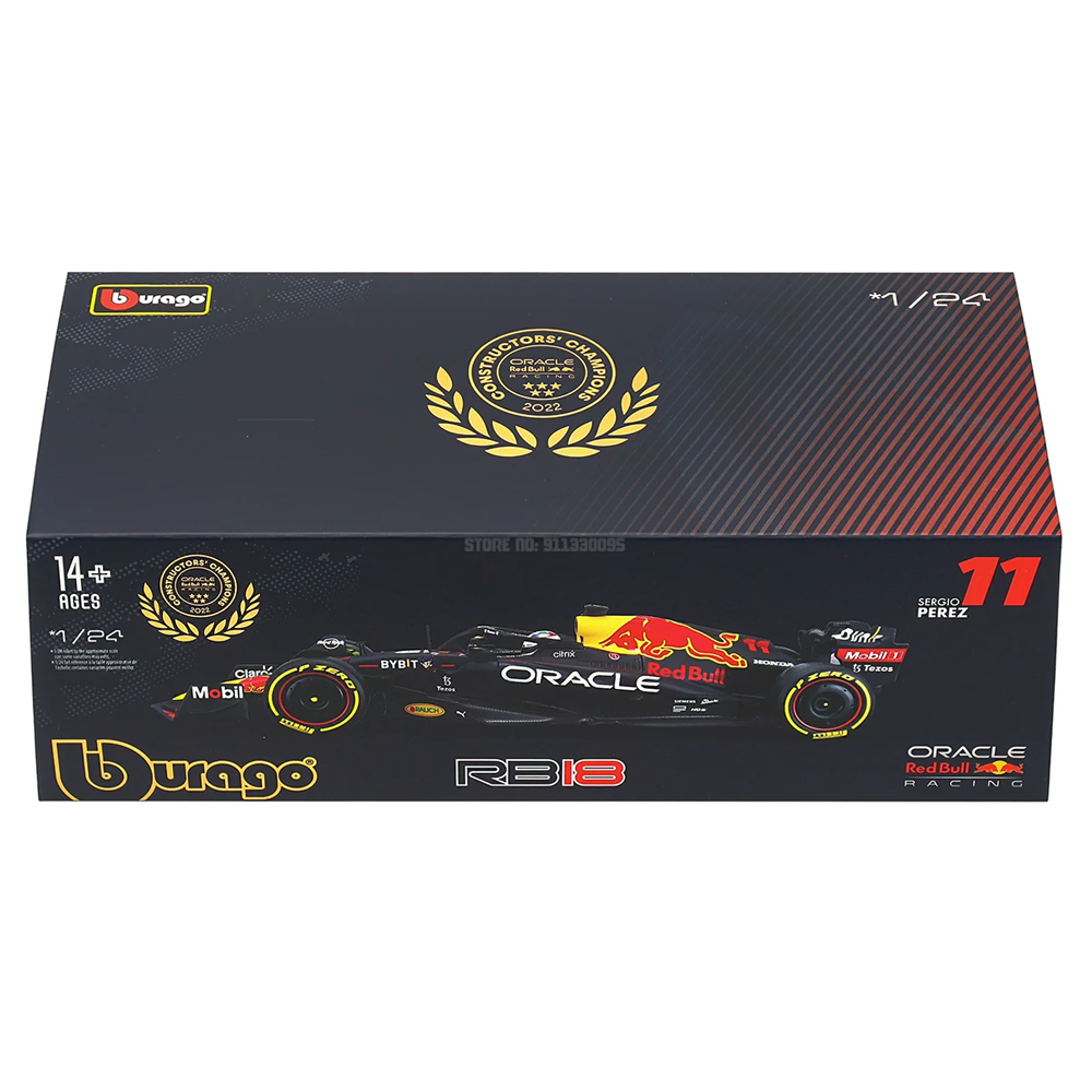 Miniatura RB18 1:24 Oracle Red Bull Racing 2022/2023 - Sergio Perez 11