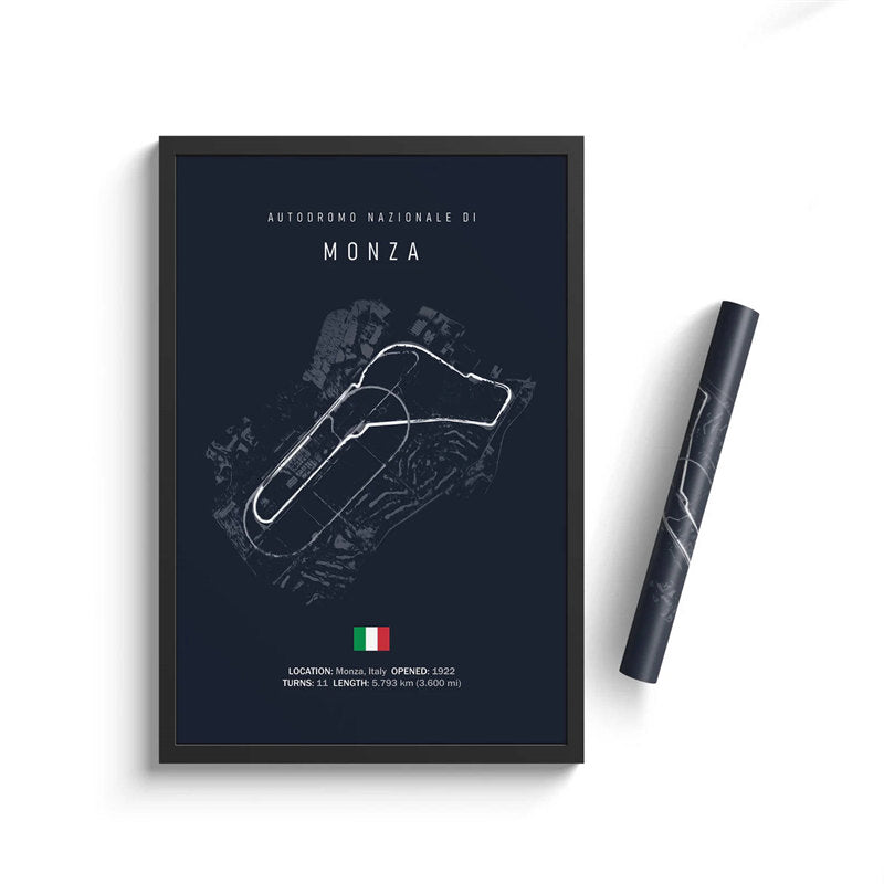 Quadros Decorativos de Parede de Circuitos Formula 1 Temporada 2023