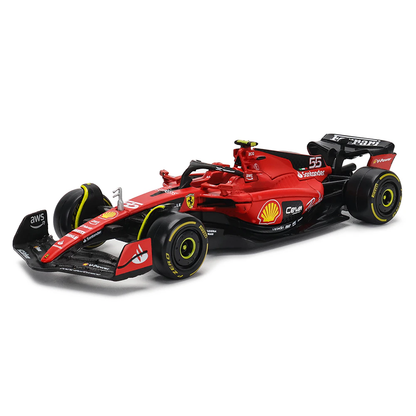 Miniatura SF-23 1:43 Scuderia Ferrari Formula 1 2023 c/ Caixa de Acrílico - Carlos Sainz 55