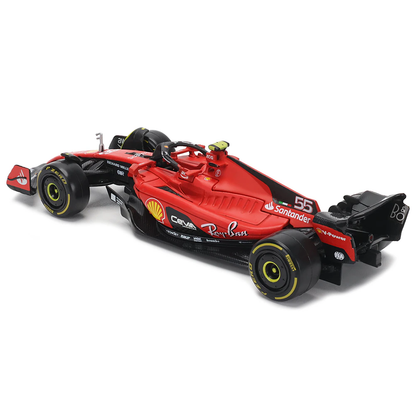 Miniatura SF-23 1:43 Scuderia Ferrari Formula 1 2023 c/ Caixa de Acrílico - Carlos Sainz 55