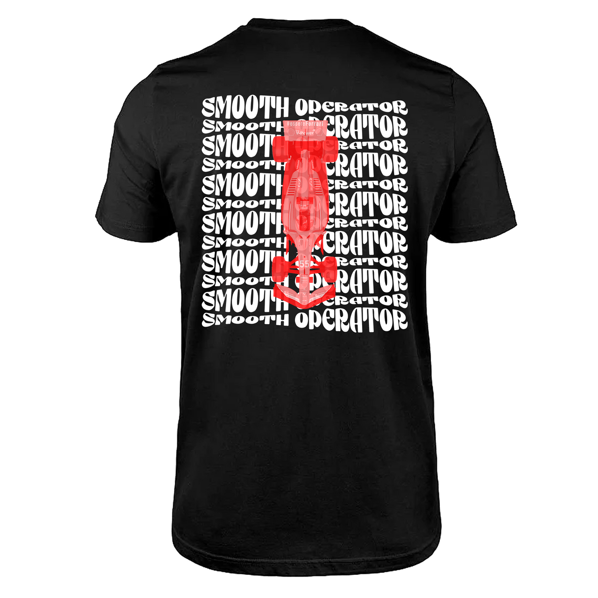 Camiseta Scuderia Ferrari Carlos Sainz 55 Preta Smooth Operator