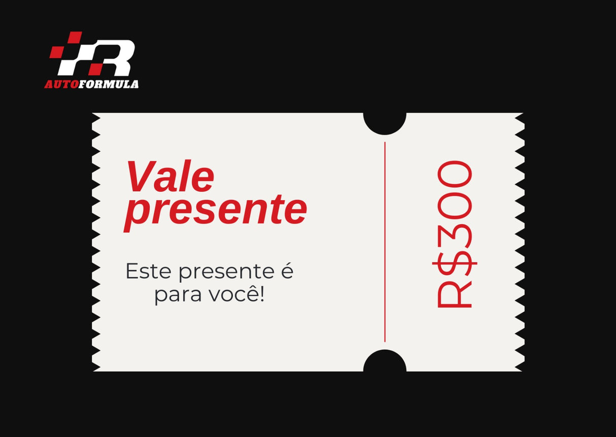 Cartão Presente Auto Formula