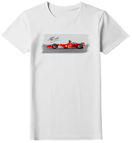 Camiseta F2004 Michael Schumacher Feminina