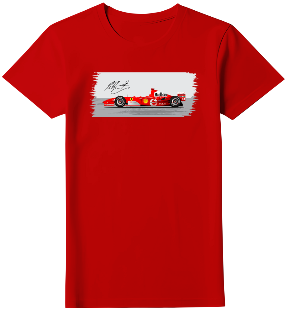 Camiseta F2004 Michael Schumacher Feminina