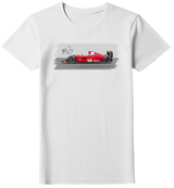 Camiseta Ferrari 641 Alain Prost Feminina