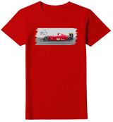 Camiseta Ferrari 641 Alain Prost Feminina