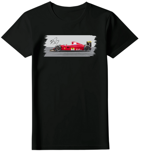 Camiseta Ferrari 641 Alain Prost Feminina