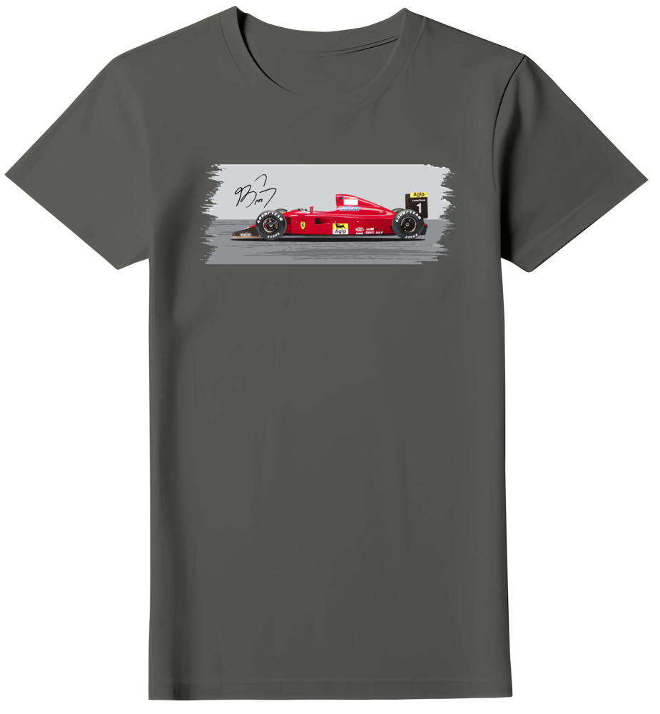 Camiseta Ferrari 641 Alain Prost Feminina