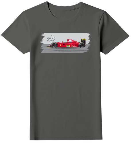 Camiseta Ferrari 641 Alain Prost Feminina