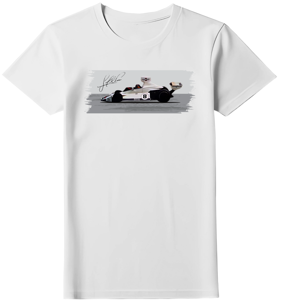 Camiseta Brabham BT44 José Carlos Pace Feminina