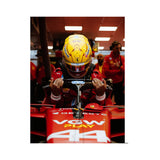 Quadro Decorativo Lewis Hamilton 44 Scuderia Ferrari