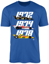 Camiseta Emerson Fittipaldi Bicampeão Mundial de Fórmula 1