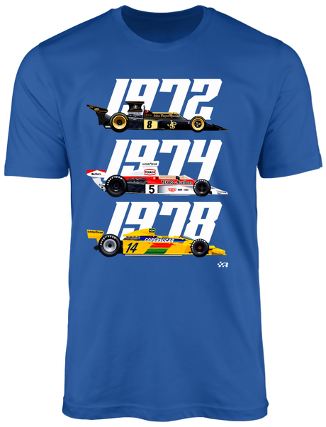 Camiseta Emerson Fittipaldi Bicampeão Mundial de Fórmula 1