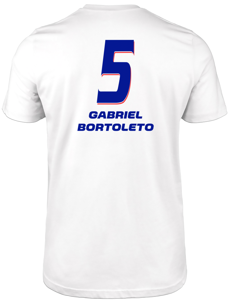 Camiseta Gabriel Bortoleto 5 Trident Motorsport F3 Team 2023