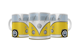 Caneca Kombi 6 Portas 1961 Alça Branca