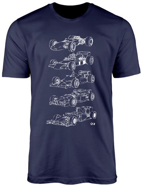 Camiseta Fórmula 1 Evolution