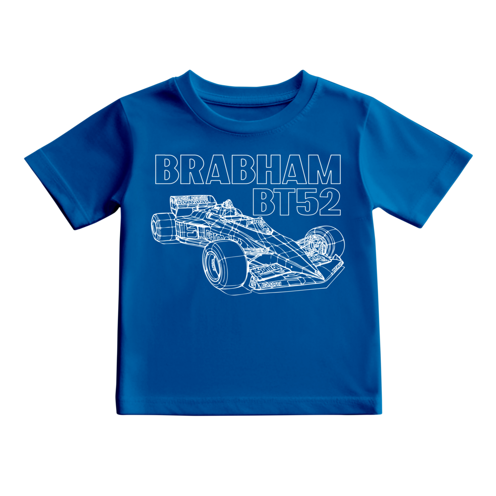 Camiseta Brabham BT52 Nelson Piquet 1983 Bicampeão Mundial KIDS