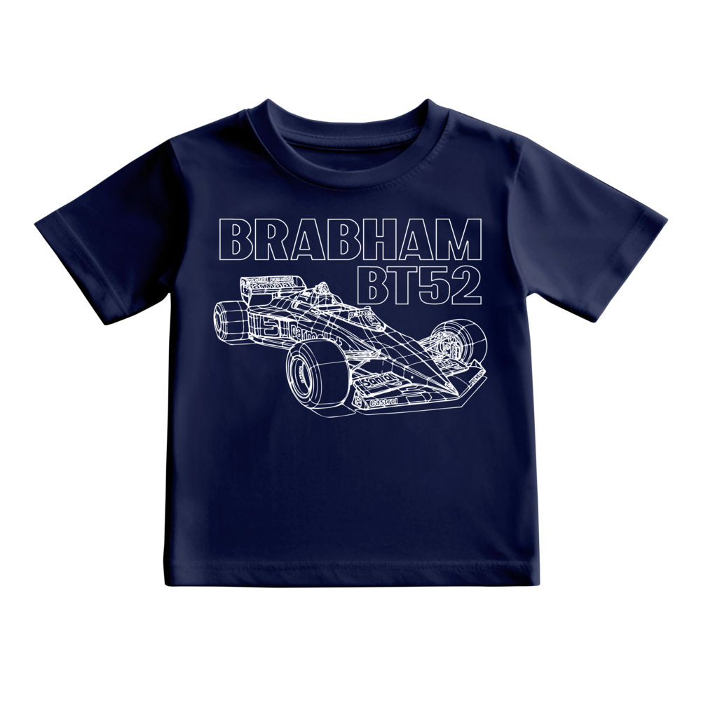 Camiseta Brabham BT52 Nelson Piquet 1983 Bicampeão Mundial KIDS