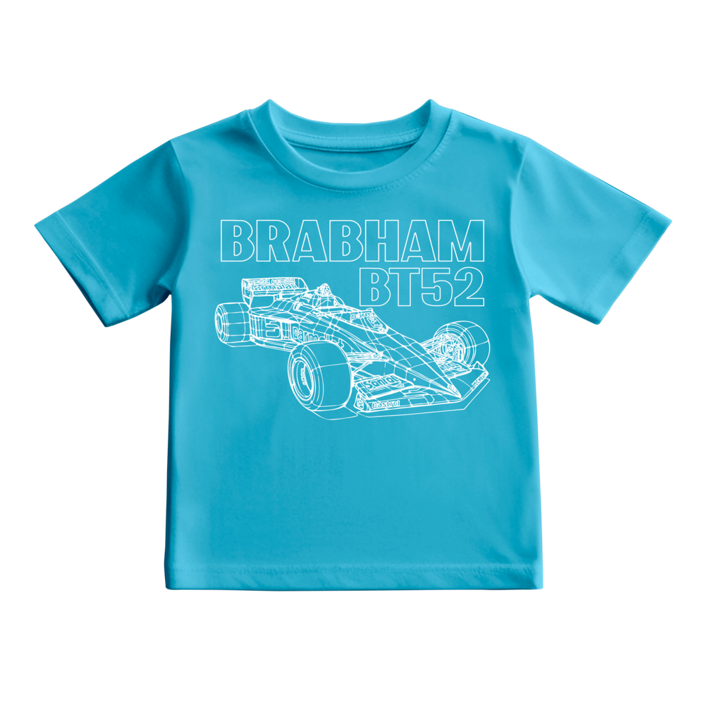 Camiseta Brabham BT52 Nelson Piquet 1983 Bicampeão Mundial KIDS