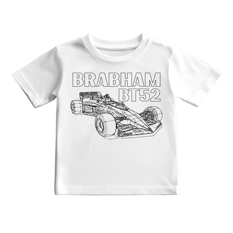 Camiseta Brabham BT52 Nelson Piquet 1983 Bicampeão Mundial KIDS