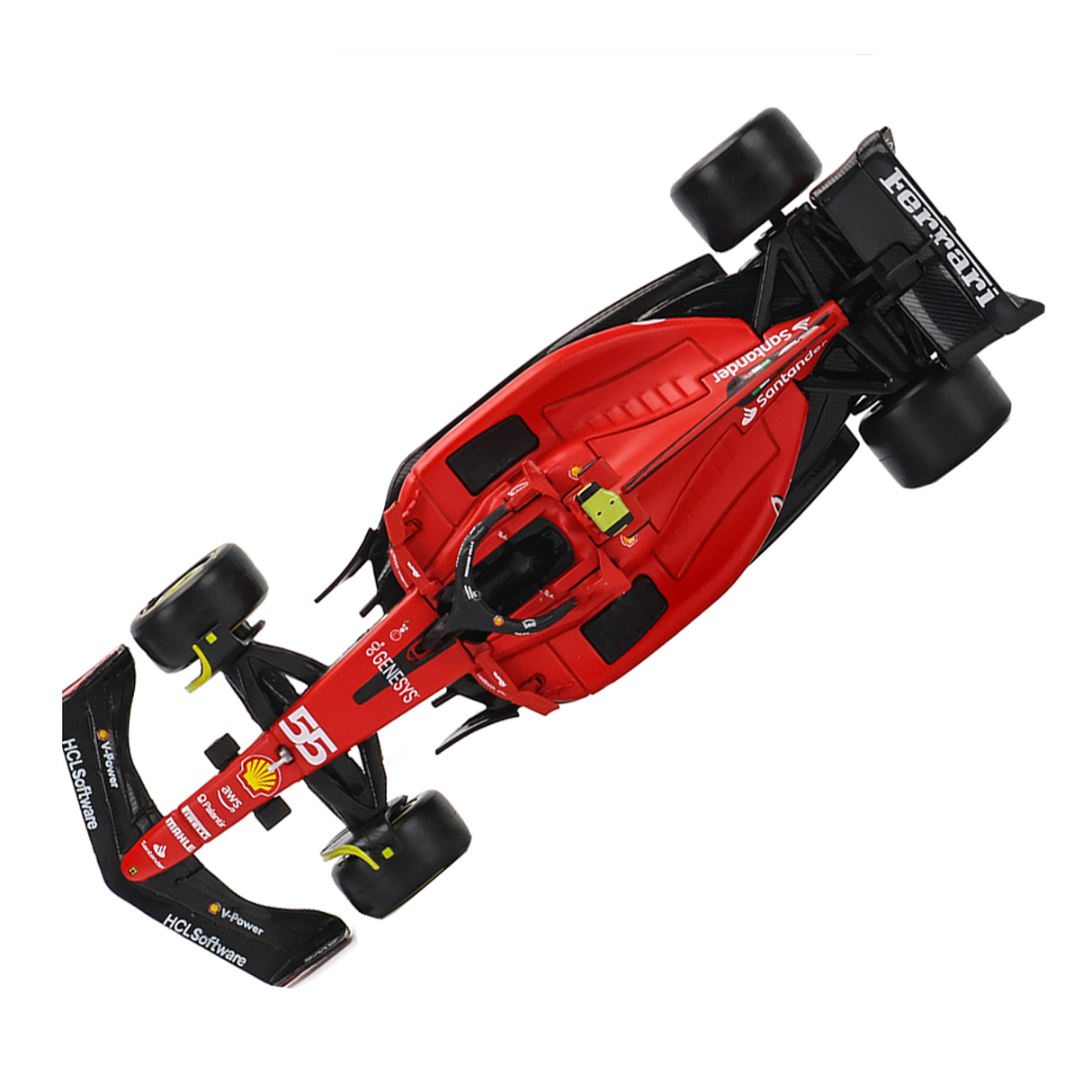 Miniatura SF-23 1:43 Scuderia Ferrari Formula 1 2023 c/ Caixa de Acrílico - Carlos Sainz 55