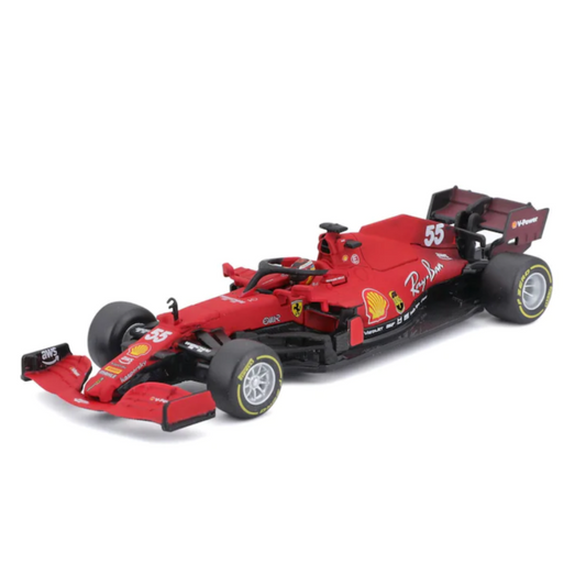 Miniatura SF21 1:43 Scuderia Ferrari Modelo 2021/2022 - Carlos Sainz 55