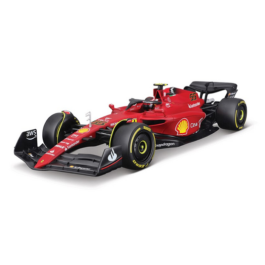 Miniatura F1-75 1:18 Scuderia Ferrari Modelo 2022/2023 - Carlos Sainz 55