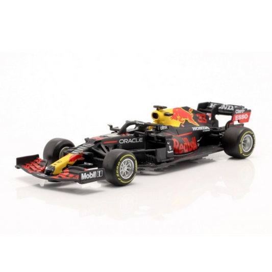 Miniatura RB16 1:43 Oracle RedBull Racing F1 Team 2021/2022 - Max Verstappen 33 World Champion