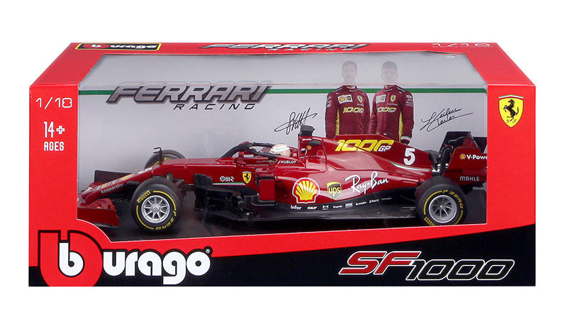 Miniatura SF1000 1:43 Scuderia Ferrari Modelo 2020/2021 - Sebastian Vettel 5