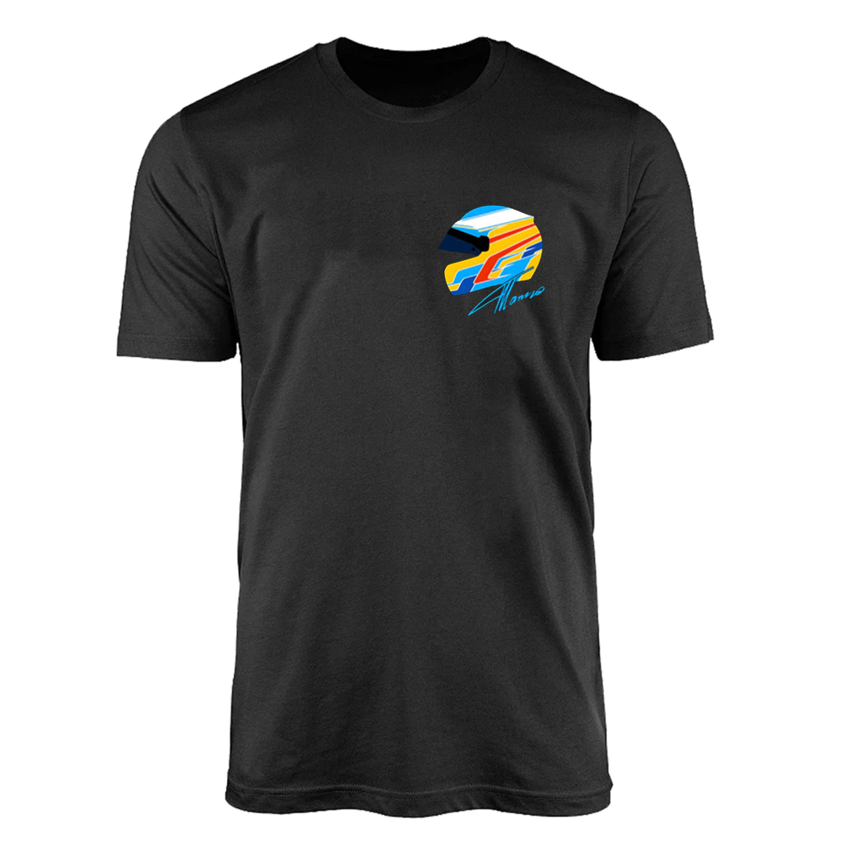 Camiseta Alonso Capacete 2022 - Preta